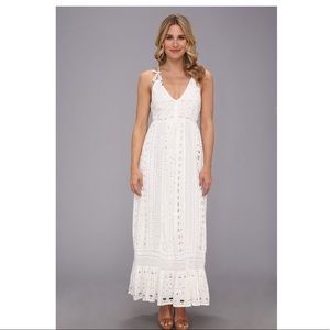 Michael Michael Kors Cotton Eyelet Maxi Dress